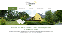 Desktop Screenshot of chalupauzezulku.cz