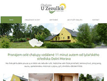 Tablet Screenshot of chalupauzezulku.cz